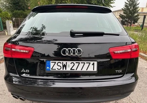 Audi A6 cena 54900 przebieg: 213824, rok produkcji 2014 z Jaworzno małe 407